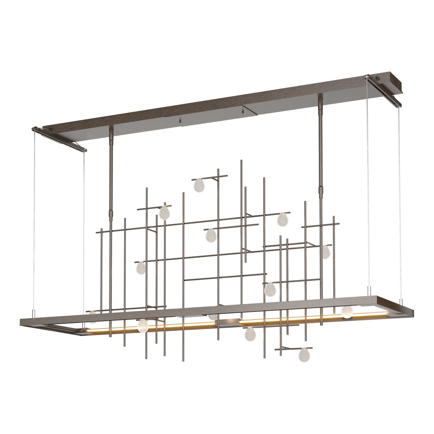 Hubbardton Forge - 139752-LED-STND-14-YG0500 - LED Pendant - Four Seasons - Oil Rubbed Bronze