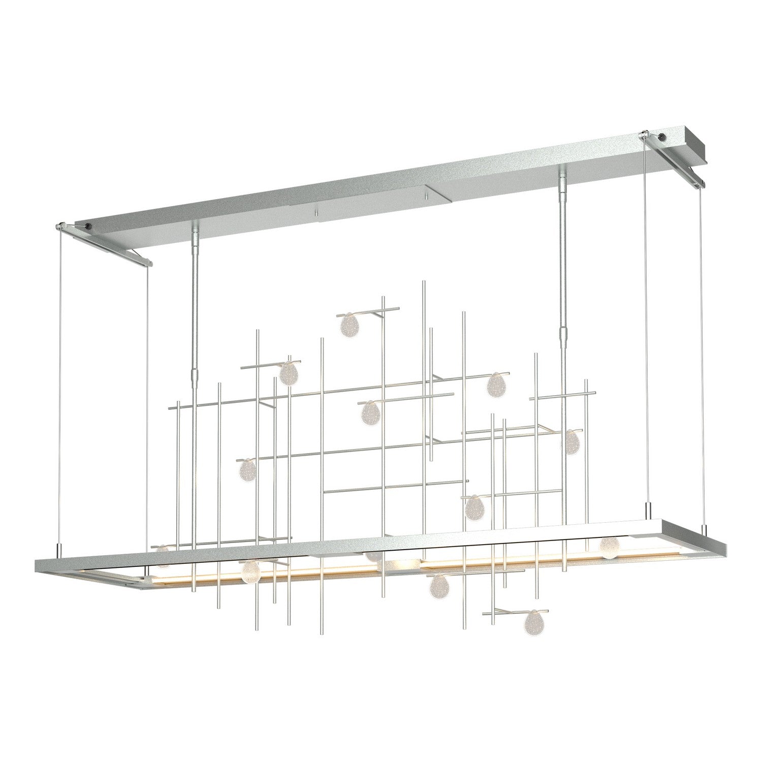 Hubbardton Forge - 139752-LED-STND-82-YG0500 - LED Pendant - Four Seasons - Vintage Platinum