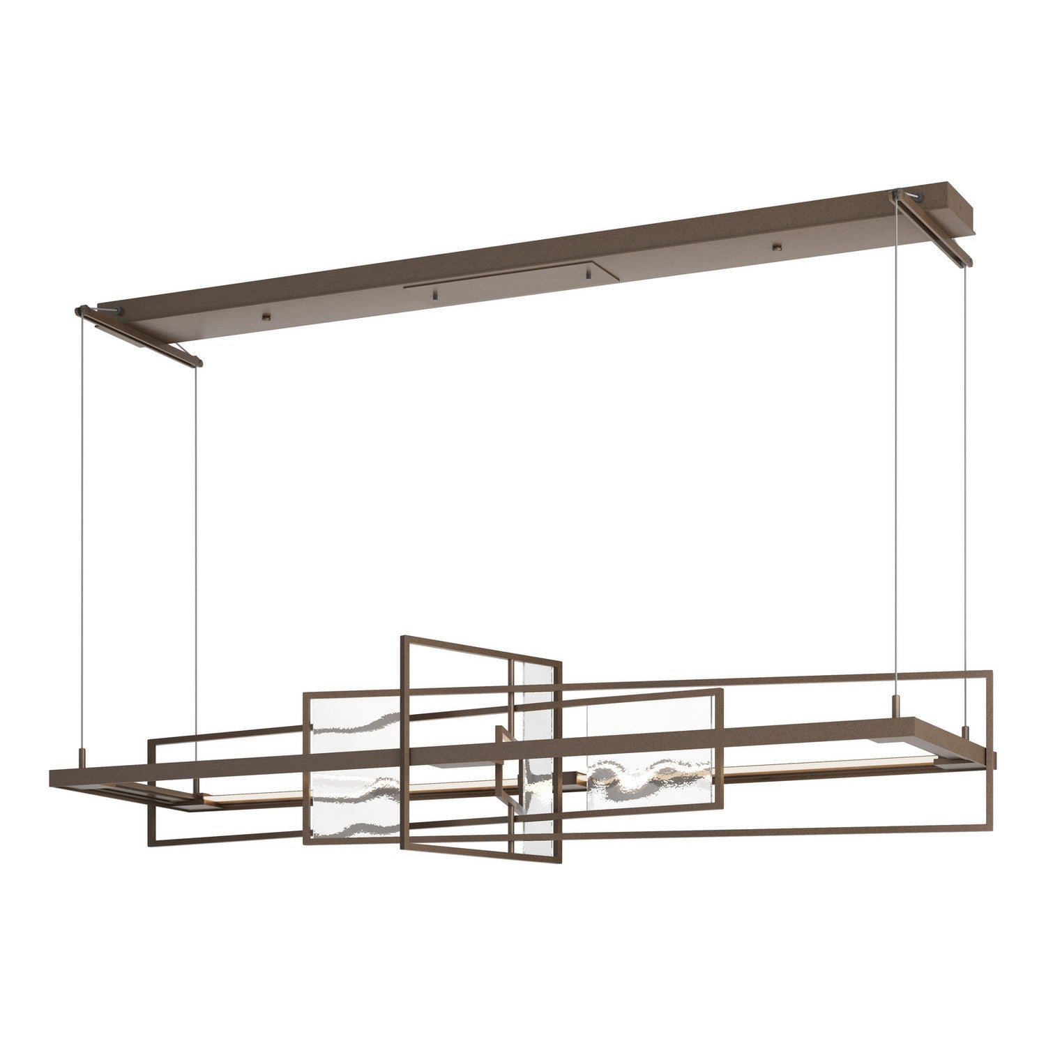 Hubbardton Forge - 139754-LED-STND-05-AQ - LED Pendant - Four Seasons - Bronze