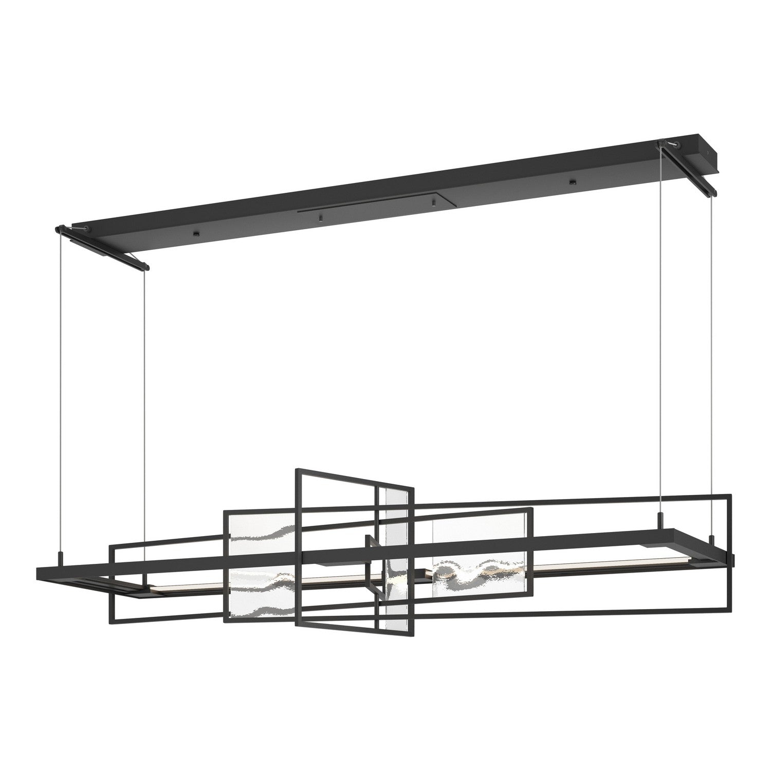 Hubbardton Forge - 139754-LED-STND-10-AQ - LED Pendant - Four Seasons - Black