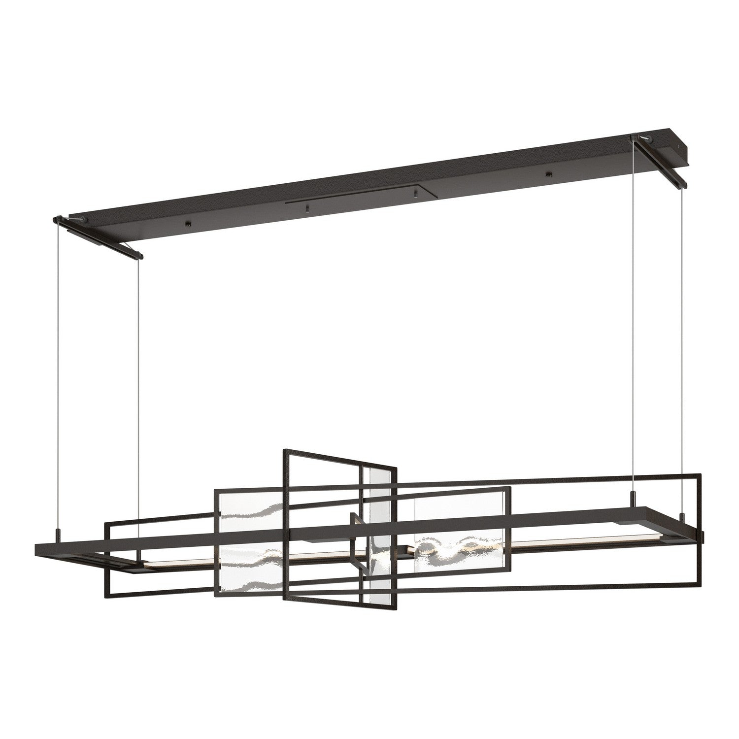 Hubbardton Forge - 139754-LED-STND-14-AQ - LED Pendant - Four Seasons - Oil Rubbed Bronze