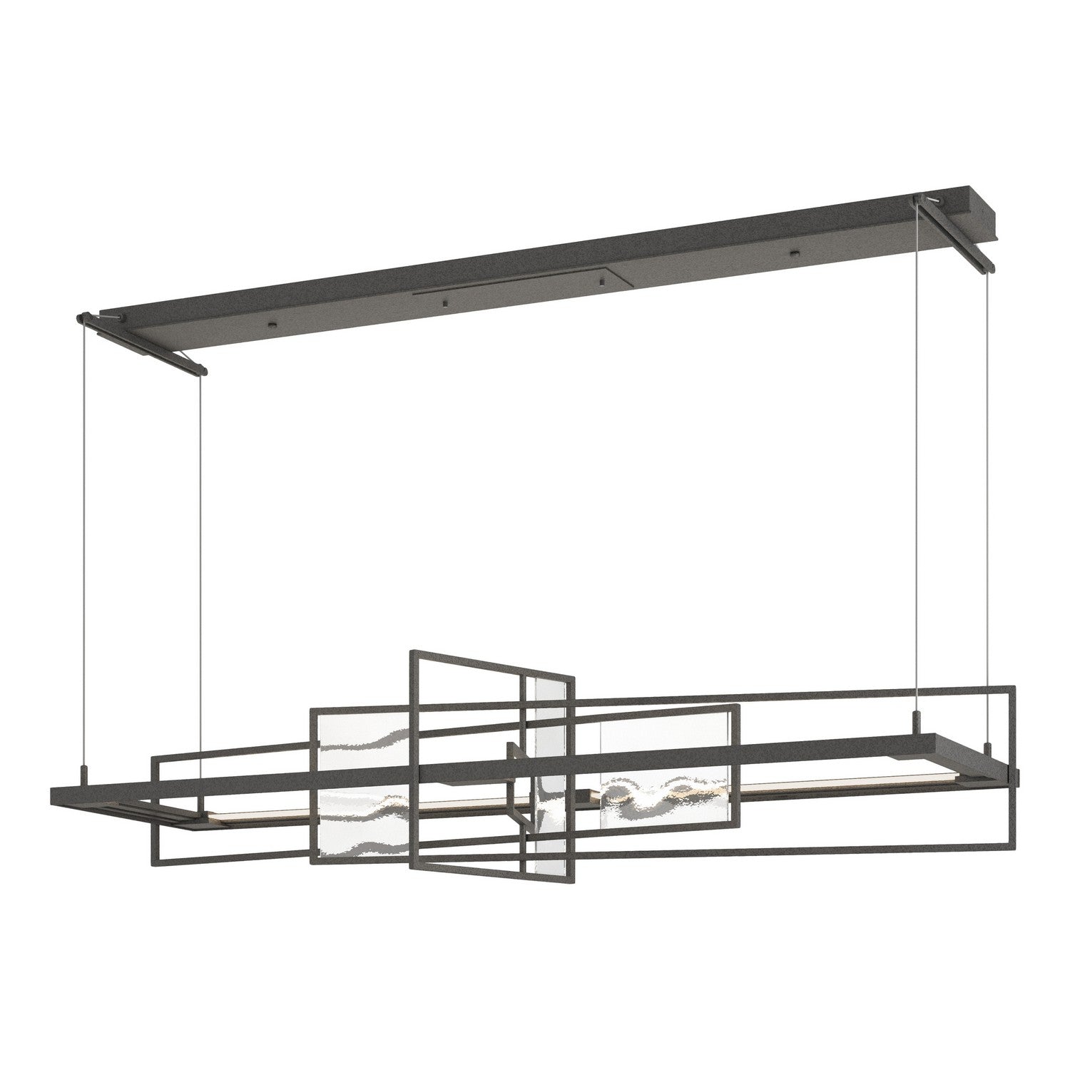 Hubbardton Forge - 139754-LED-STND-20-AQ - LED Pendant - Four Seasons - Natural Iron