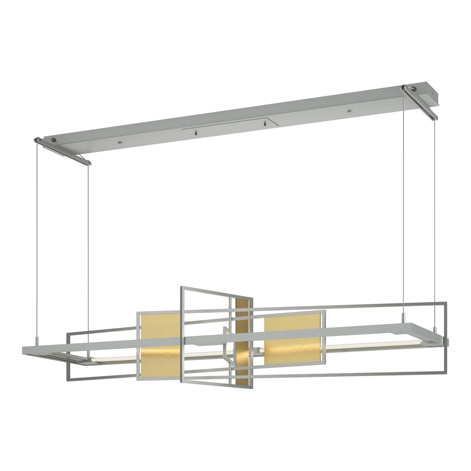 Hubbardton Forge - 139754-LED-STND-82-86 - LED Pendant - Four Seasons - Vintage Platinum