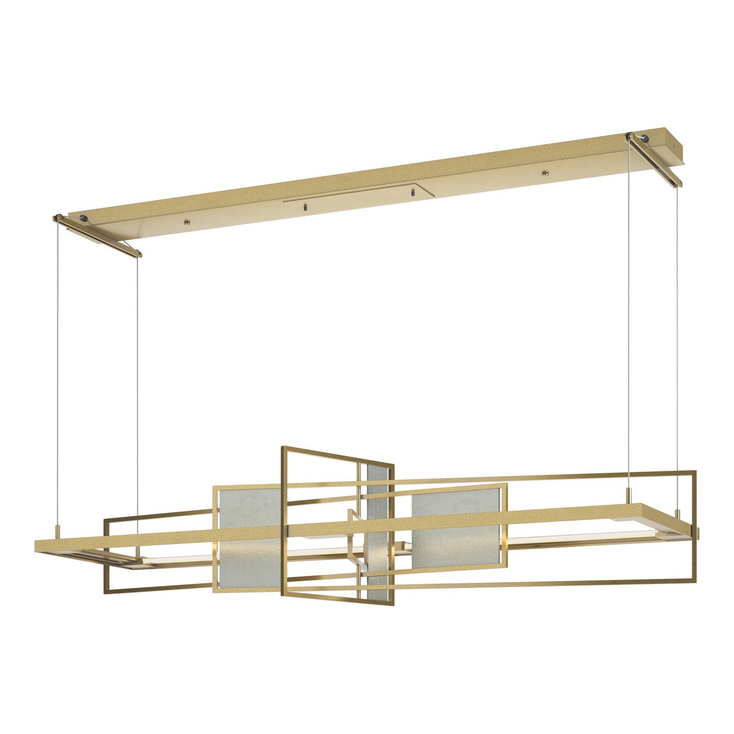 Hubbardton Forge - 139754-LED-STND-86-82 - LED Pendant - Four Seasons - Modern Brass