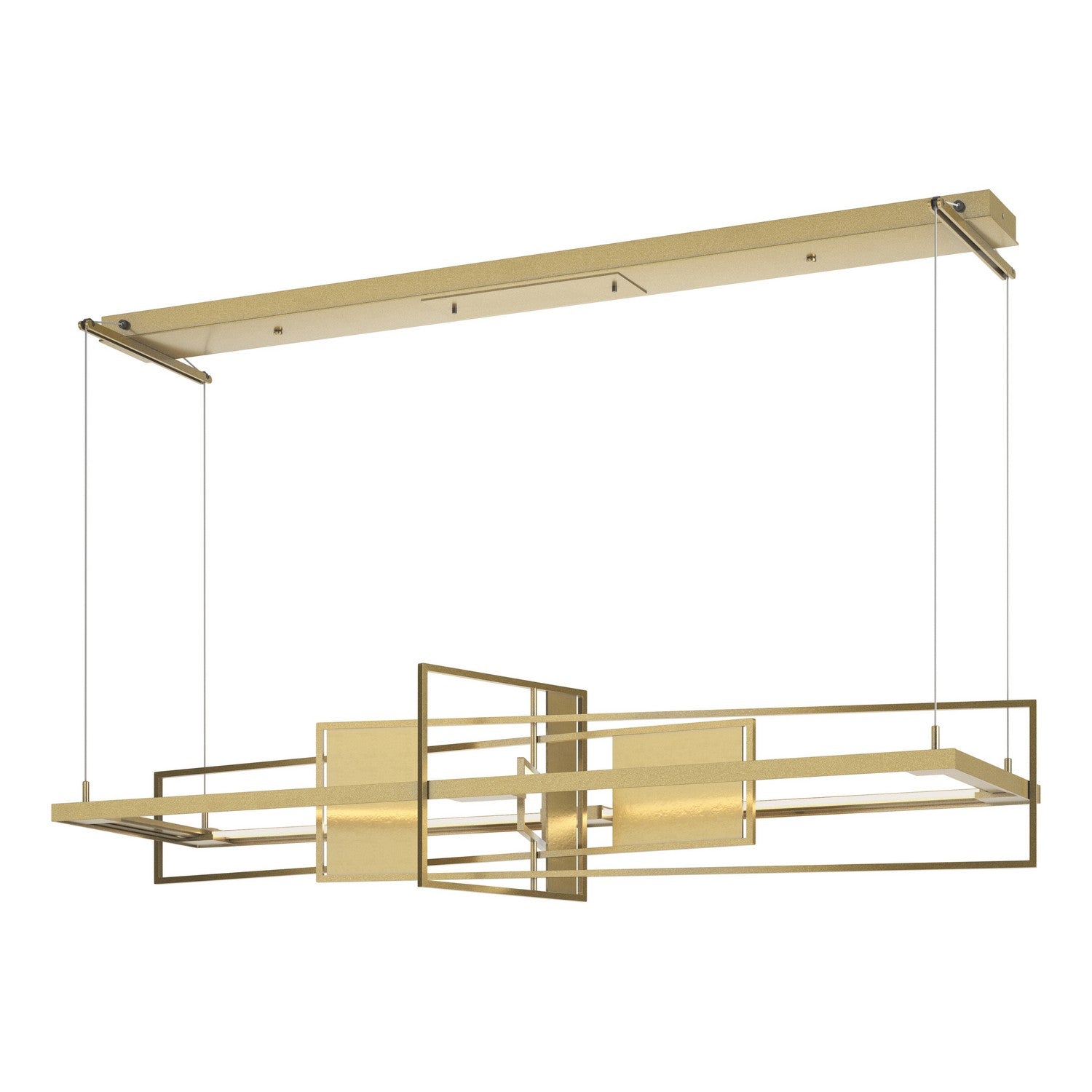 Hubbardton Forge - 139754-LED-STND-86-86 - LED Pendant - Four Seasons - Modern Brass