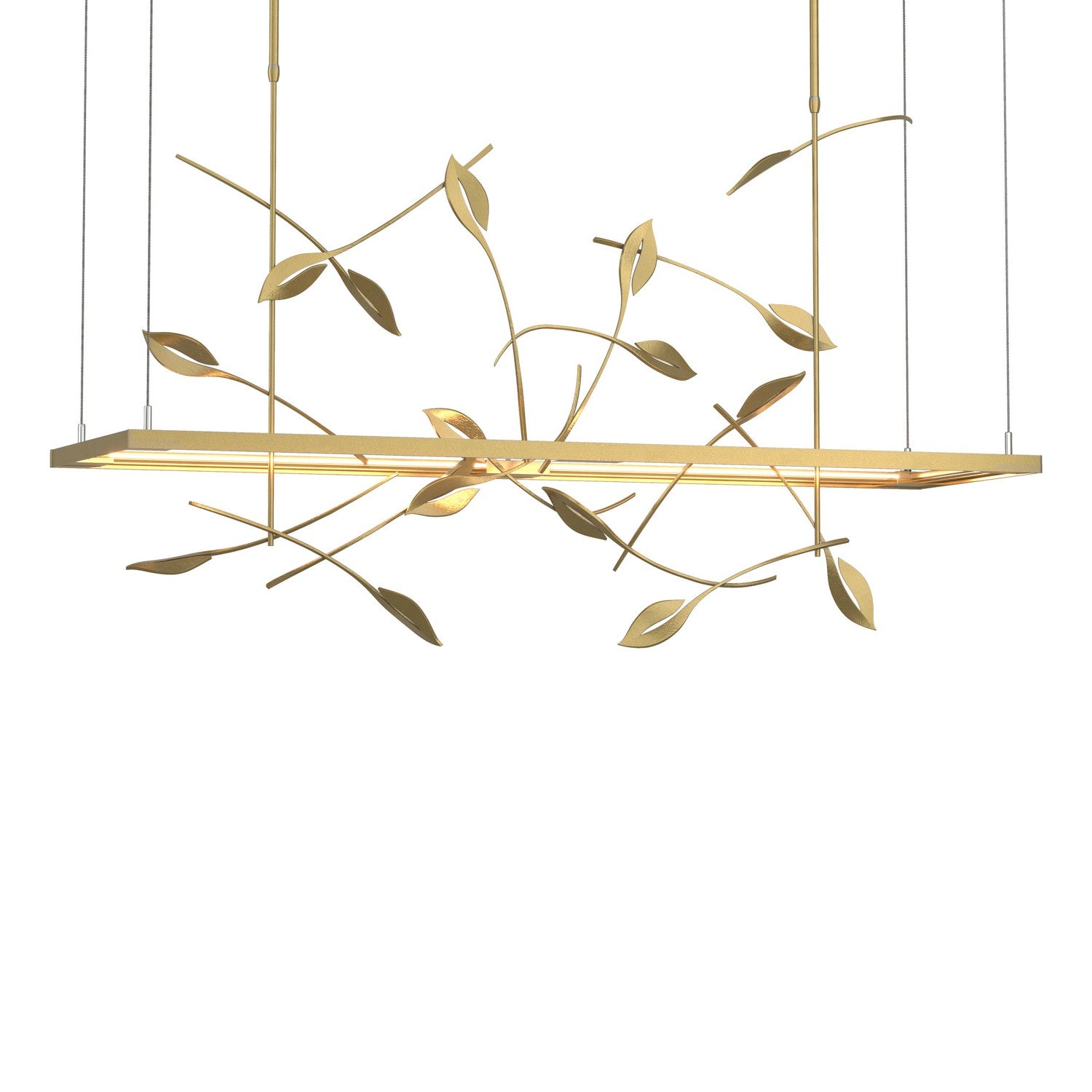 Hubbardton Forge - 139756-LED-LONG-86 - LED Pendant - Four Seasons - Modern Brass