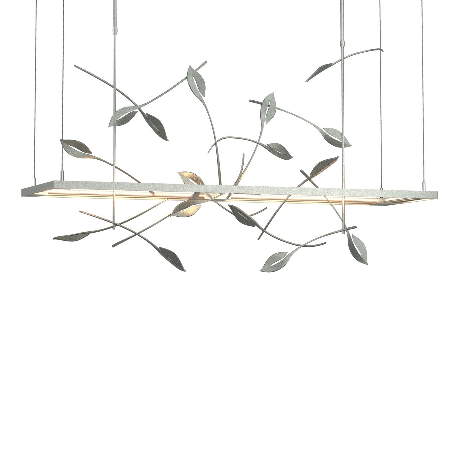 Hubbardton Forge - 139756-LED-SHRT-82 - LED Pendant - Four Seasons - Vintage Platinum