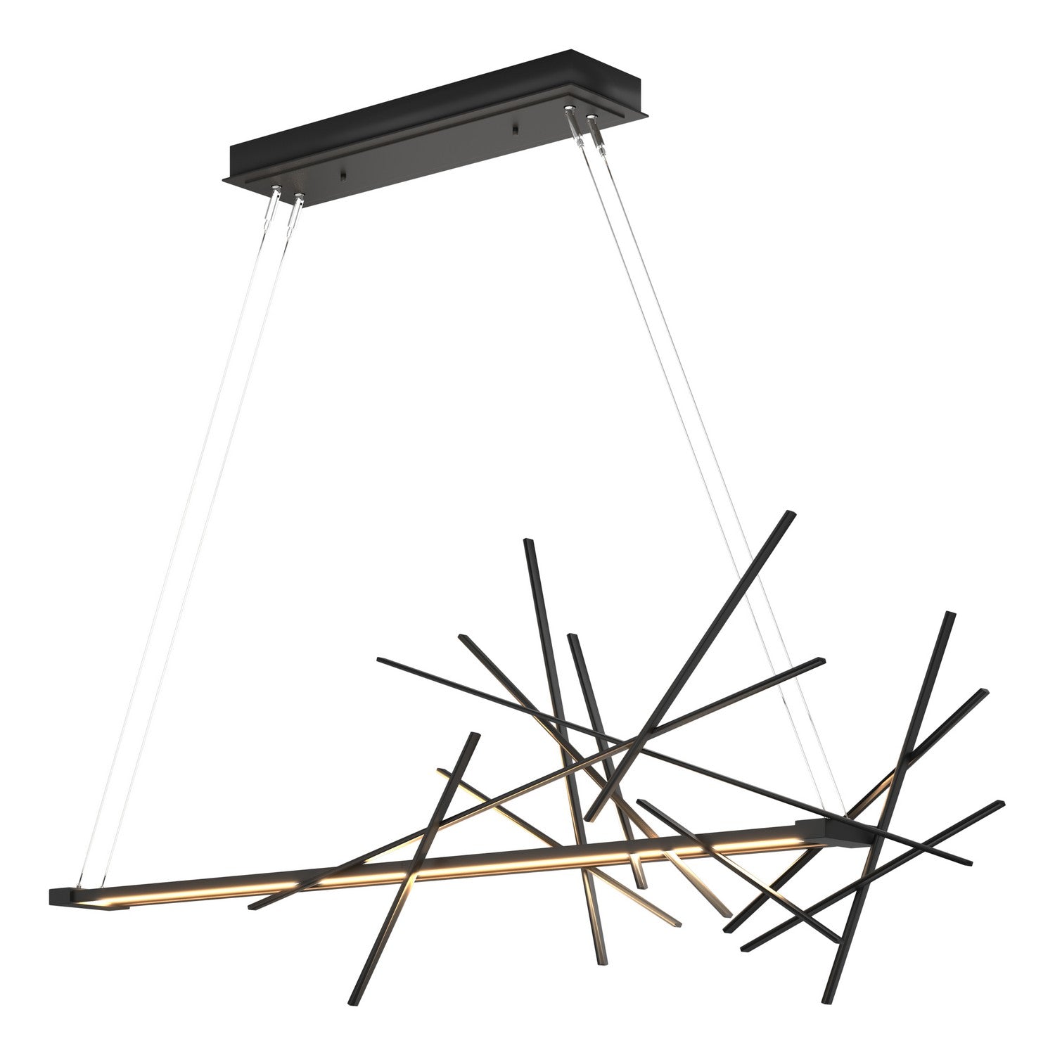 Hubbardton Forge - 139778-LED-STND-10 - LED Pendant - Cascade - Black