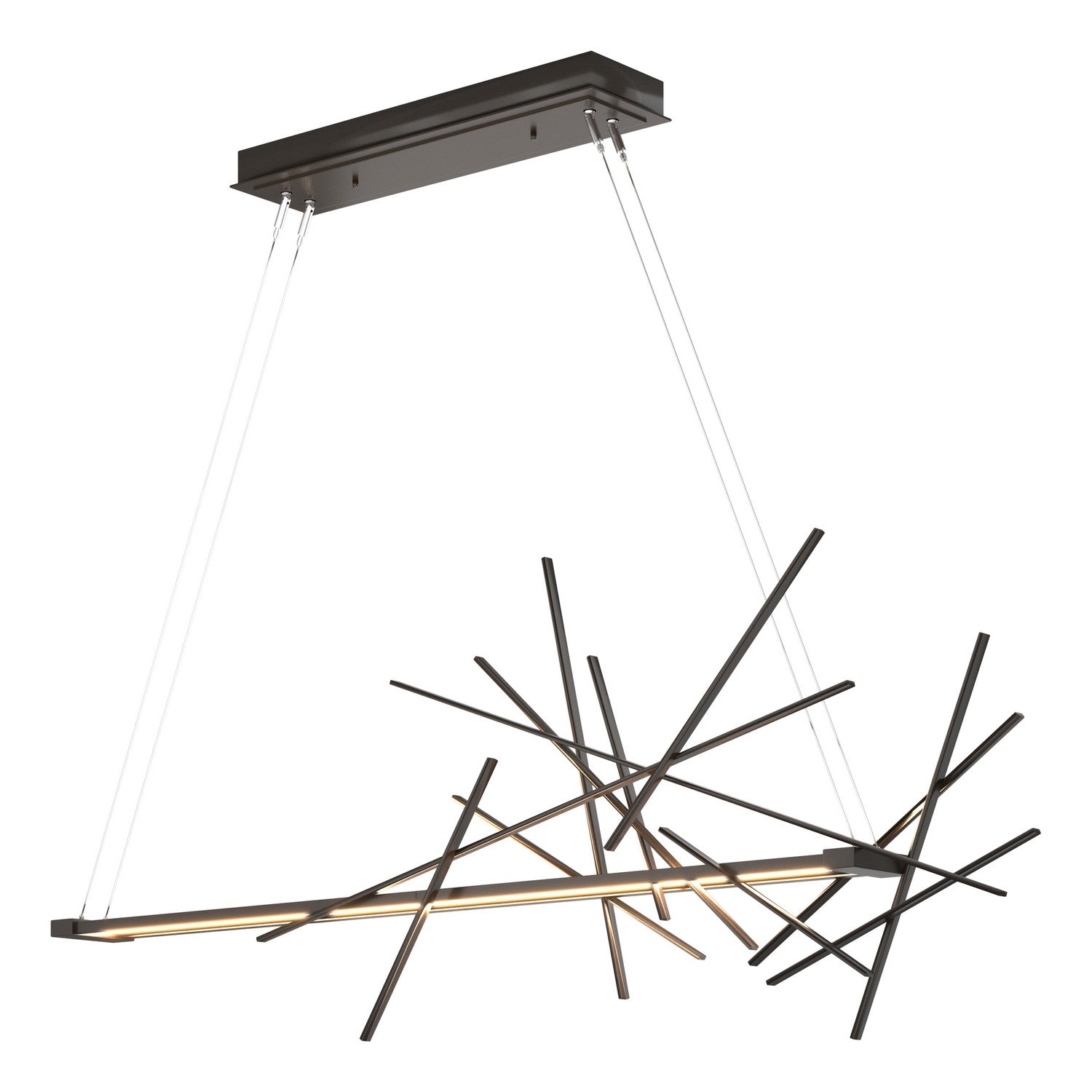 Hubbardton Forge - 139778-LED-STND-14 - LED Pendant - Cascade - Oil Rubbed Bronze