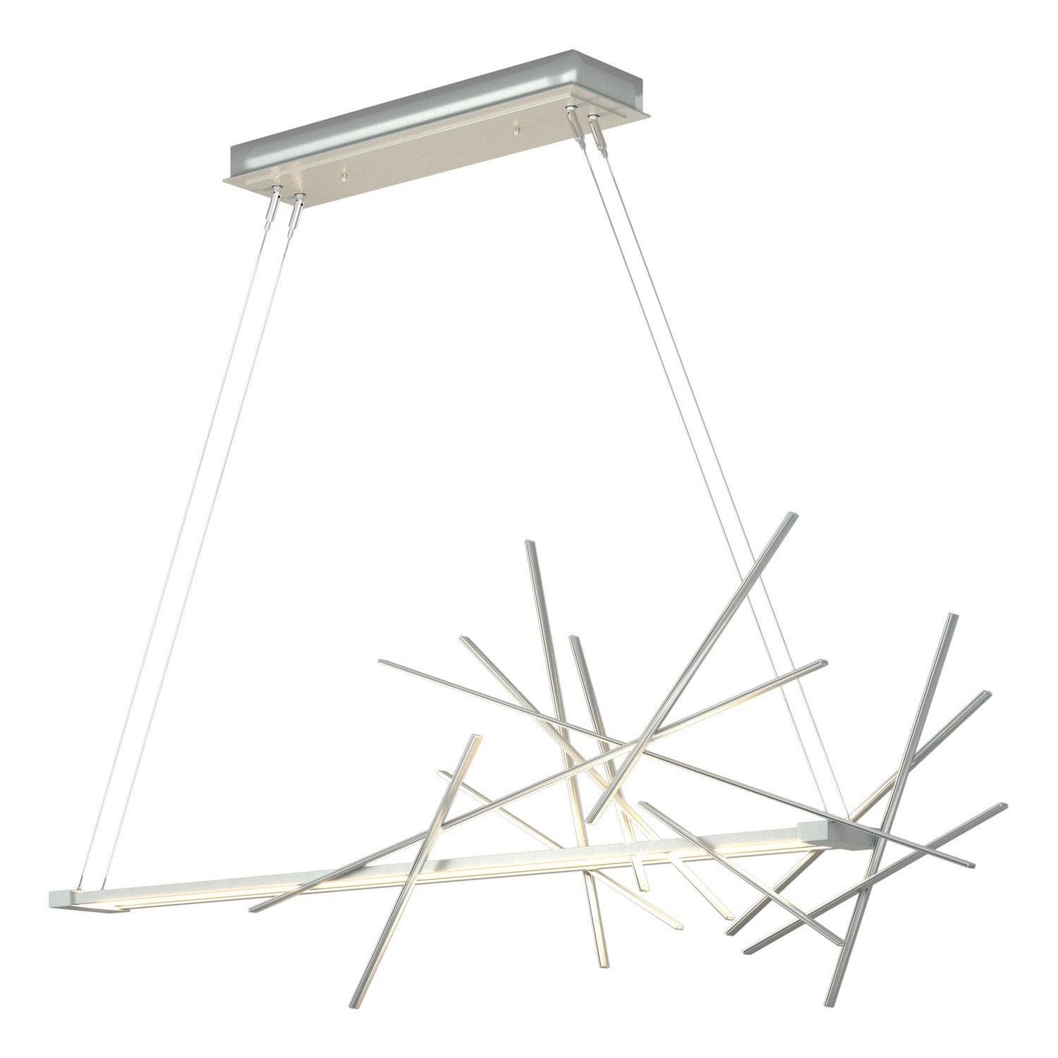 Hubbardton Forge - 139778-LED-STND-82 - LED Pendant - Cascade - Vintage Platinum