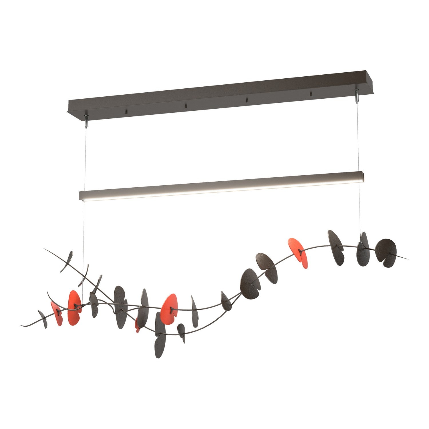 Hubbardton Forge - 139812-LED-STND-14-90 - LED Pendant - Lily - Oil Rubbed Bronze