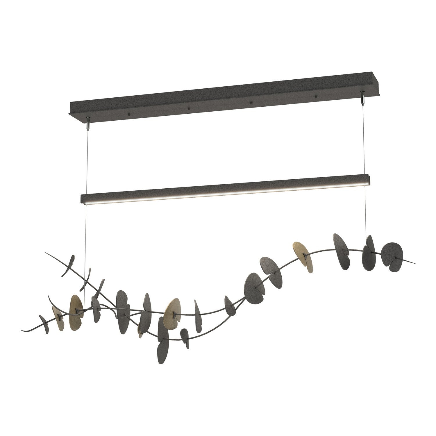 Hubbardton Forge - 139812-LED-STND-20-84 - LED Pendant - Lily - Natural Iron