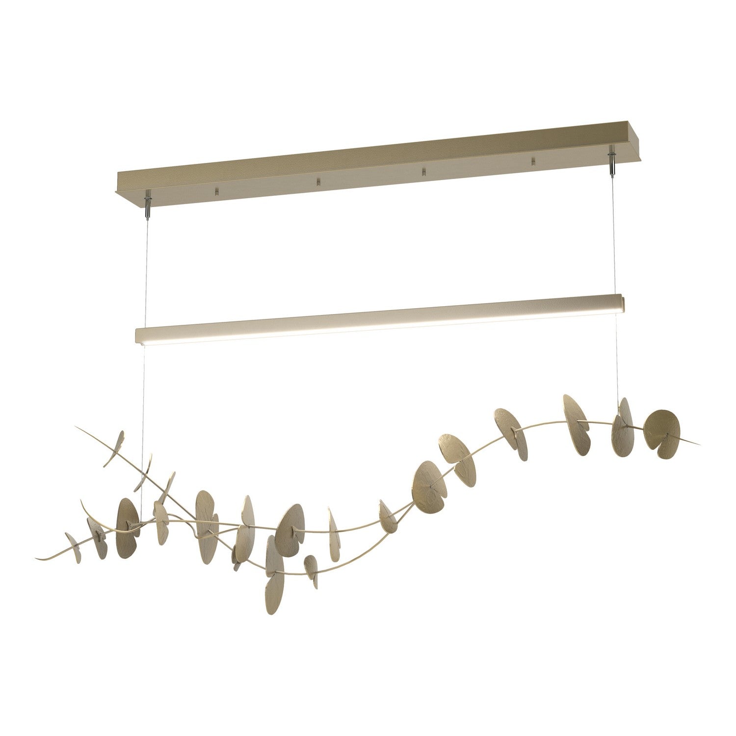 Hubbardton Forge - 139812-LED-STND-86-84 - LED Pendant - Lily - Modern Brass
