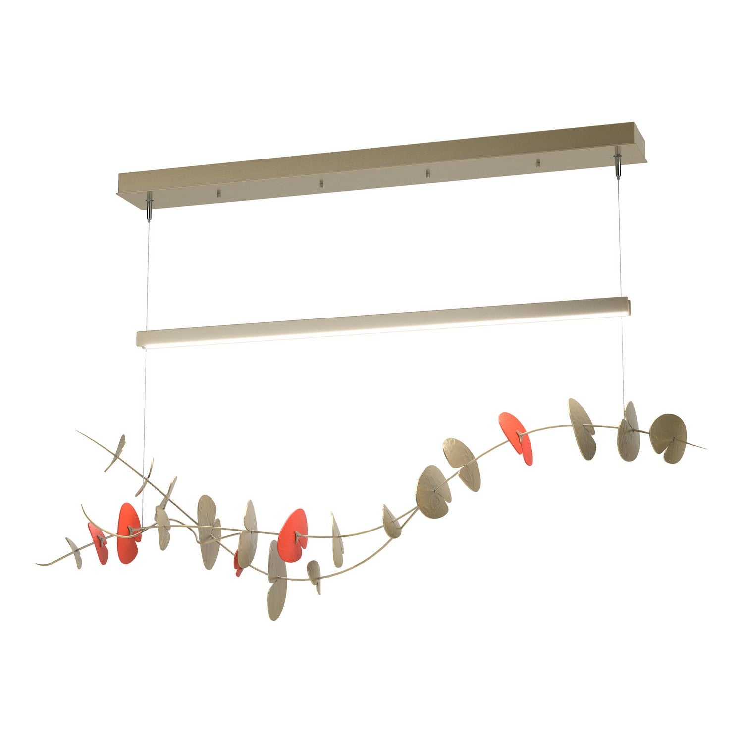 Hubbardton Forge - 139812-LED-STND-86-90 - LED Pendant - Lily - Modern Brass