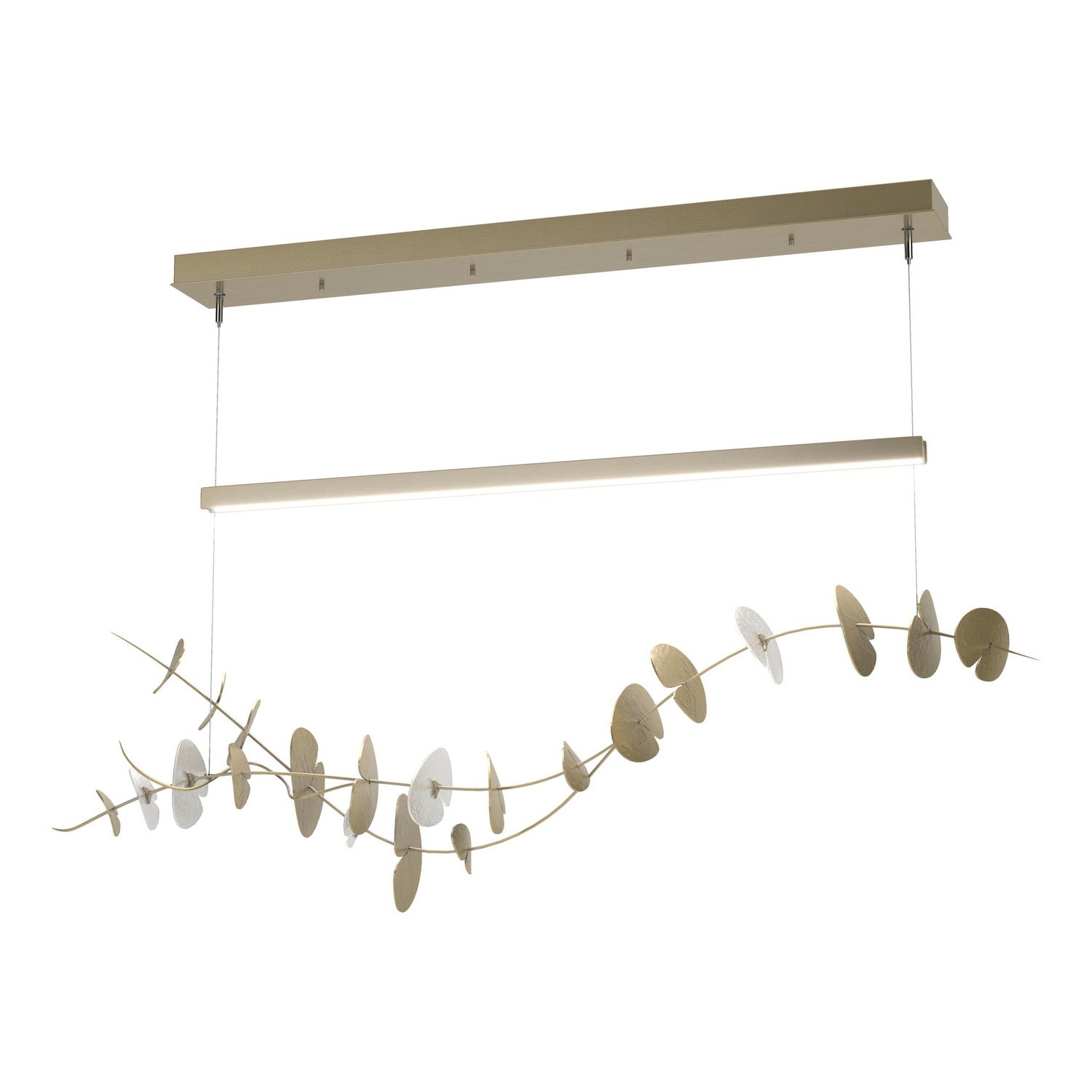 Hubbardton Forge - 139812-LED-STND-86-YQ0600 - LED Pendant - Lily - Modern Brass