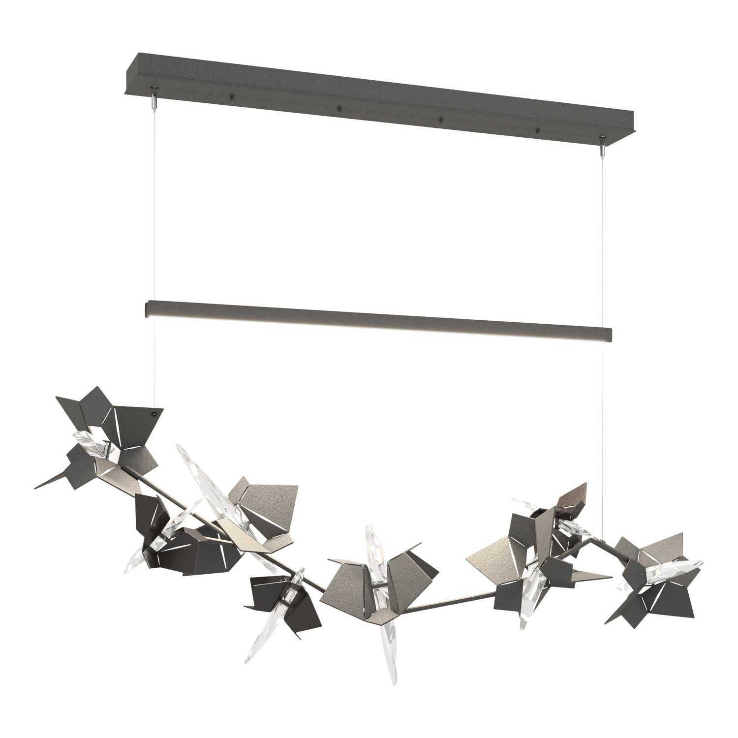 Hubbardton Forge - 139813-LED-STND-20-14-CR - LED Pendant - Belladonna - Natural Iron
