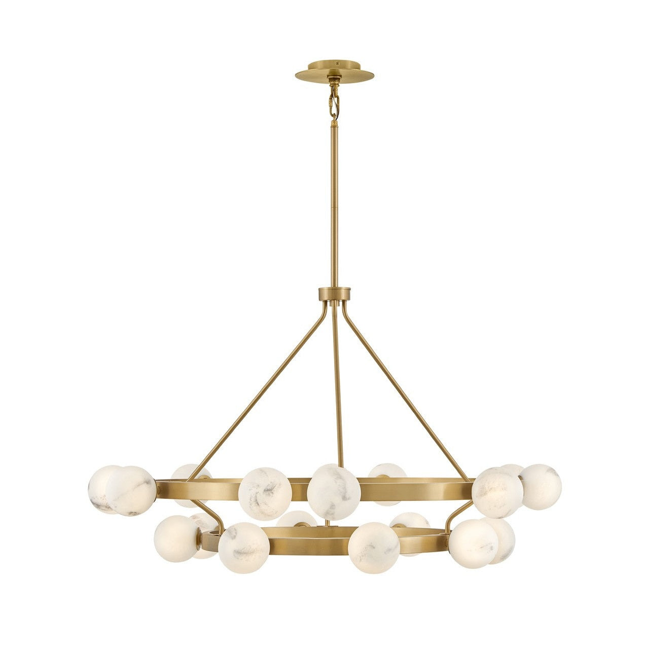 Fredrick Ramond - FR41905LCB - LED Chandelier - Selene - Lacquered Brass