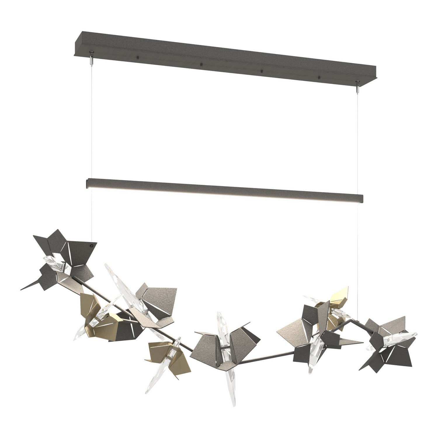 Hubbardton Forge - 139813-LED-STND-20-84-CR - LED Pendant - Belladonna - Natural Iron