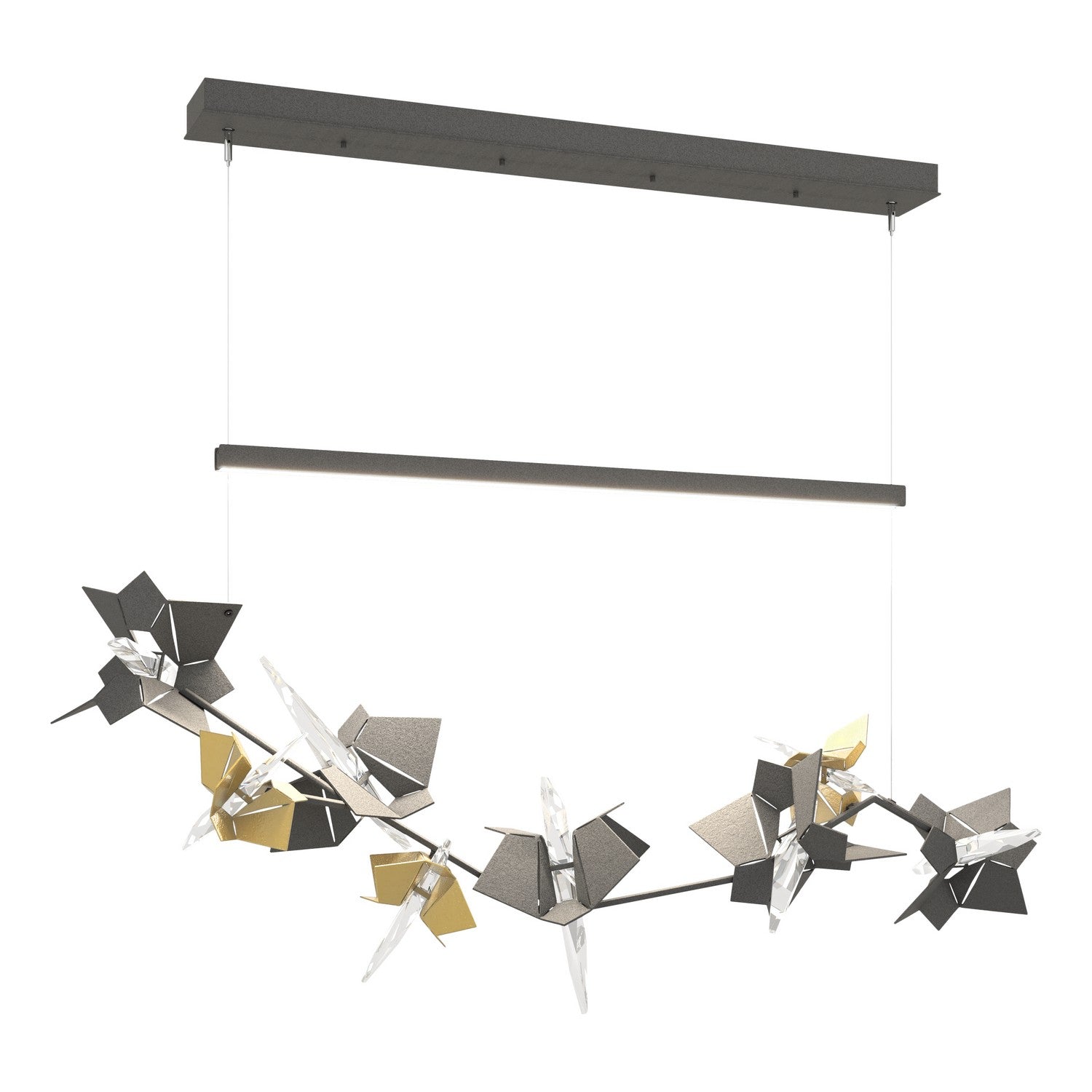 Hubbardton Forge - 139813-LED-STND-20-86-CR - LED Pendant - Belladonna - Natural Iron