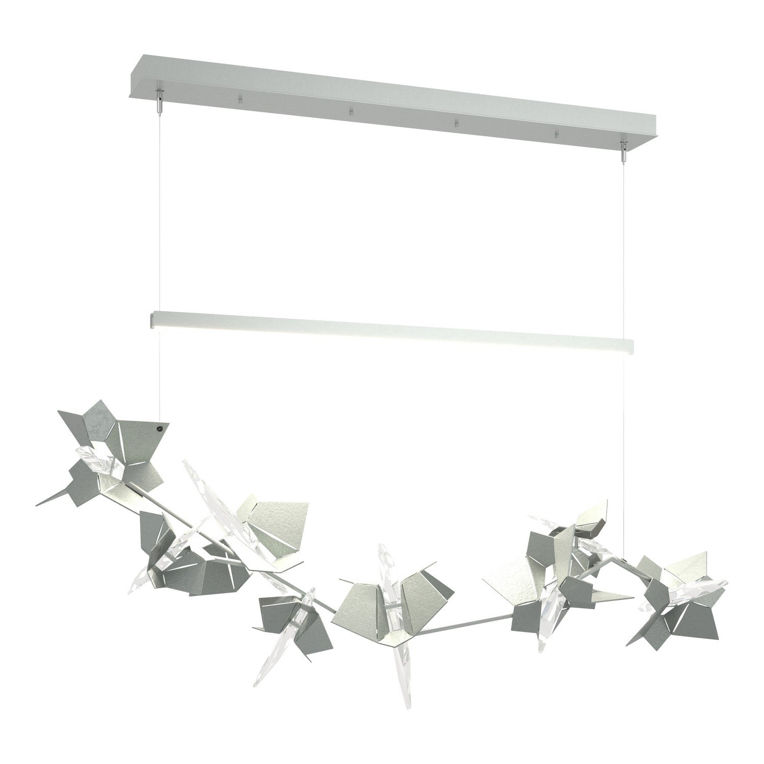 Hubbardton Forge - 139813-LED-STND-82-82-CR - LED Pendant - Belladonna - Vintage Platinum