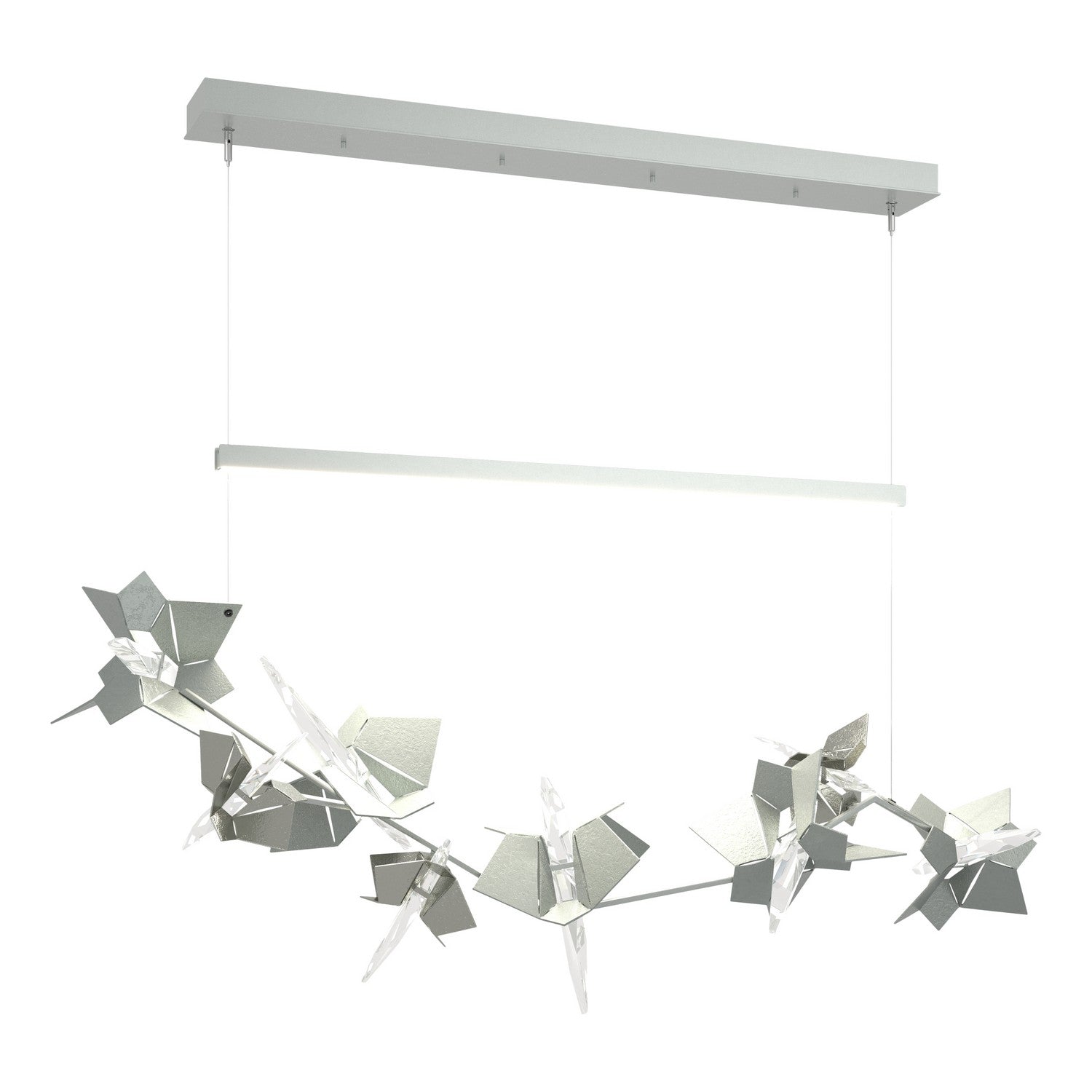Hubbardton Forge - 139813-LED-STND-82-85-CR - LED Pendant - Belladonna - Vintage Platinum