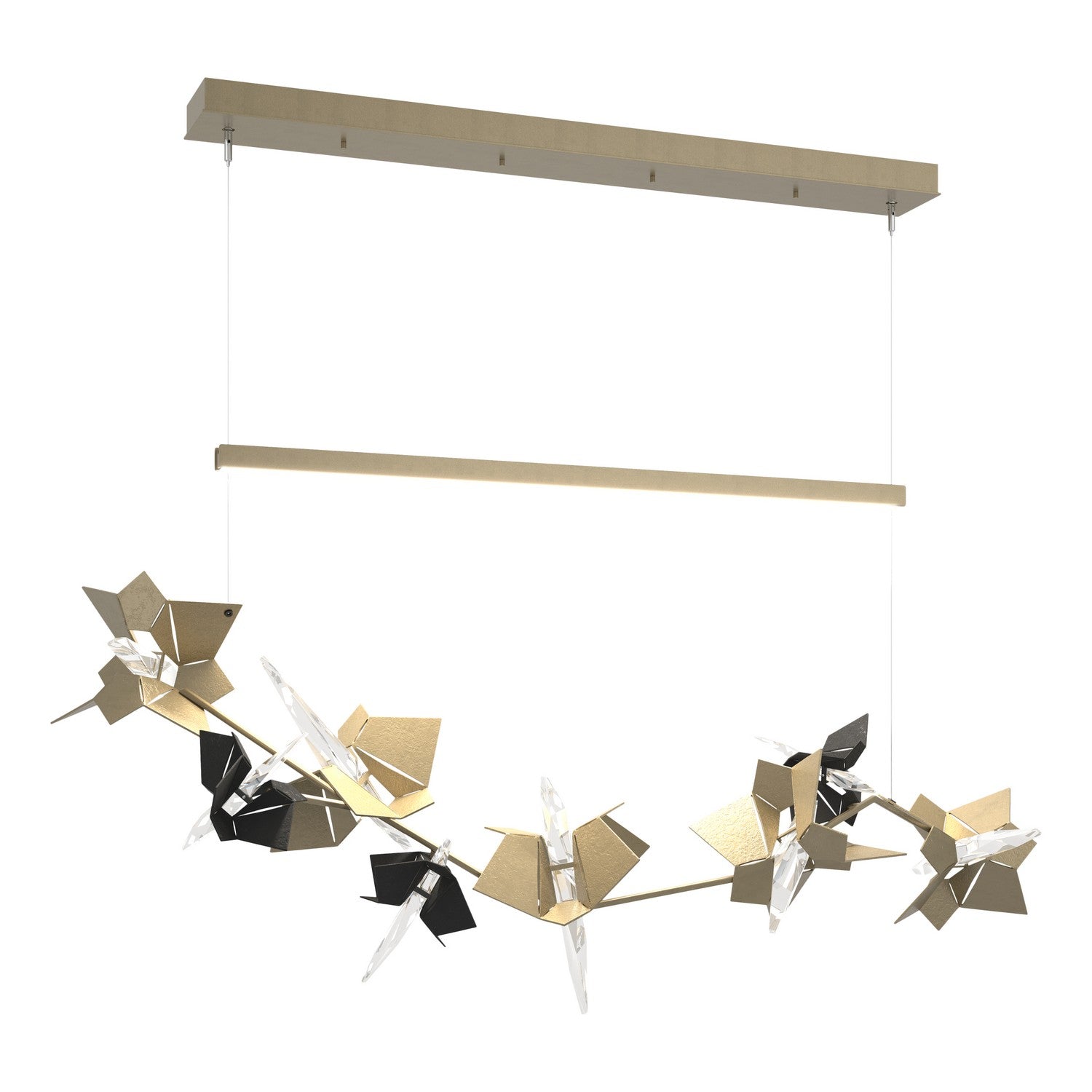 Hubbardton Forge - 139813-LED-STND-84-10-CR - LED Pendant - Belladonna - Soft Gold