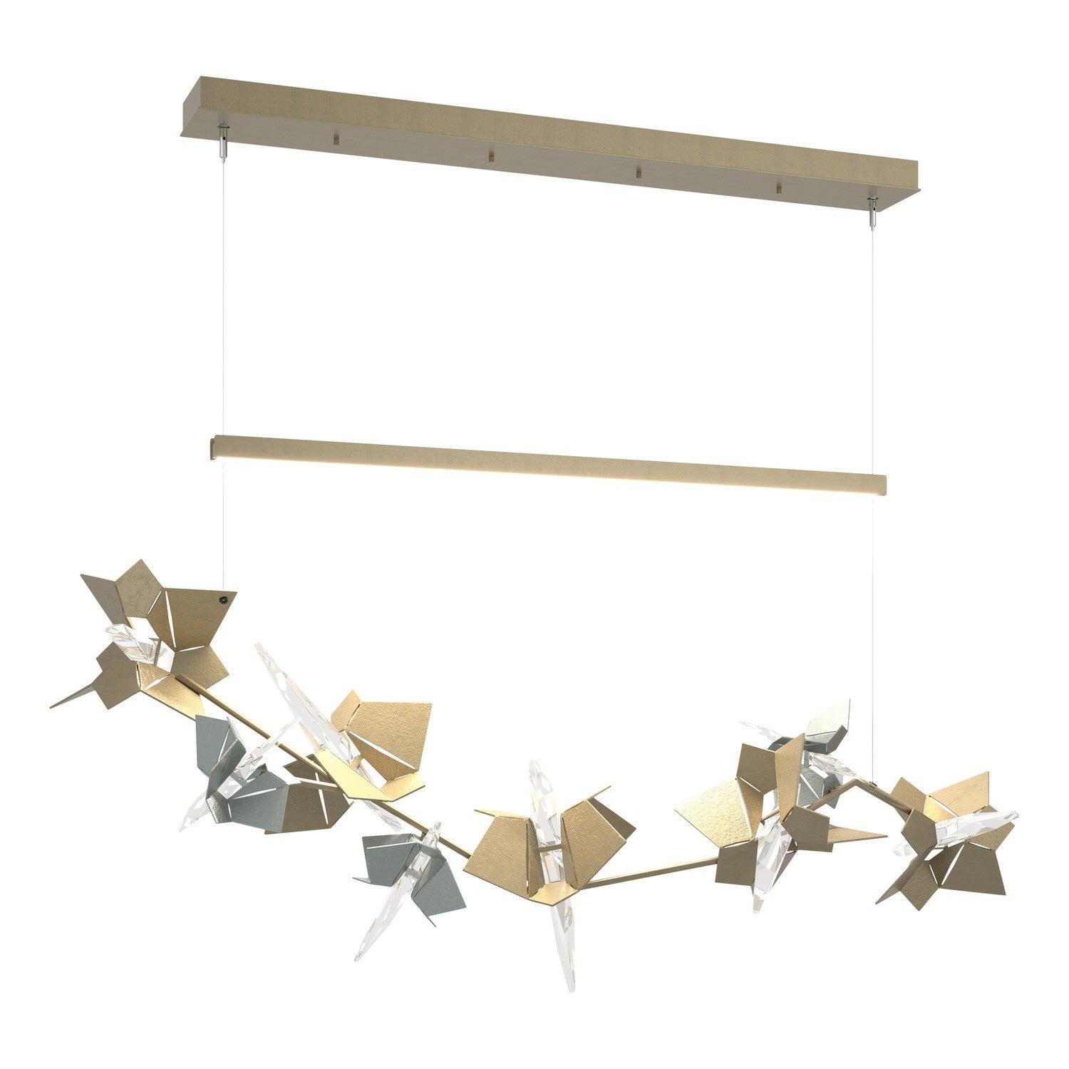 Hubbardton Forge - 139813-LED-STND-84-82-CR - LED Pendant - Belladonna - Soft Gold