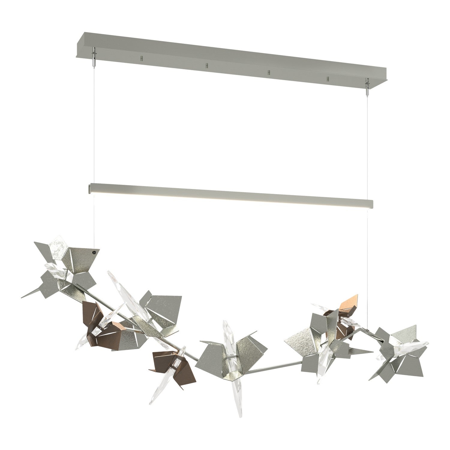 Hubbardton Forge - 139813-LED-STND-85-05-CR - LED Pendant - Belladonna - Sterling