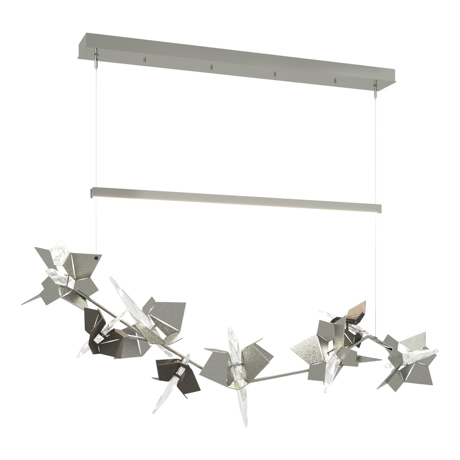 Hubbardton Forge - 139813-LED-STND-85-07-CR - LED Pendant - Belladonna - Sterling