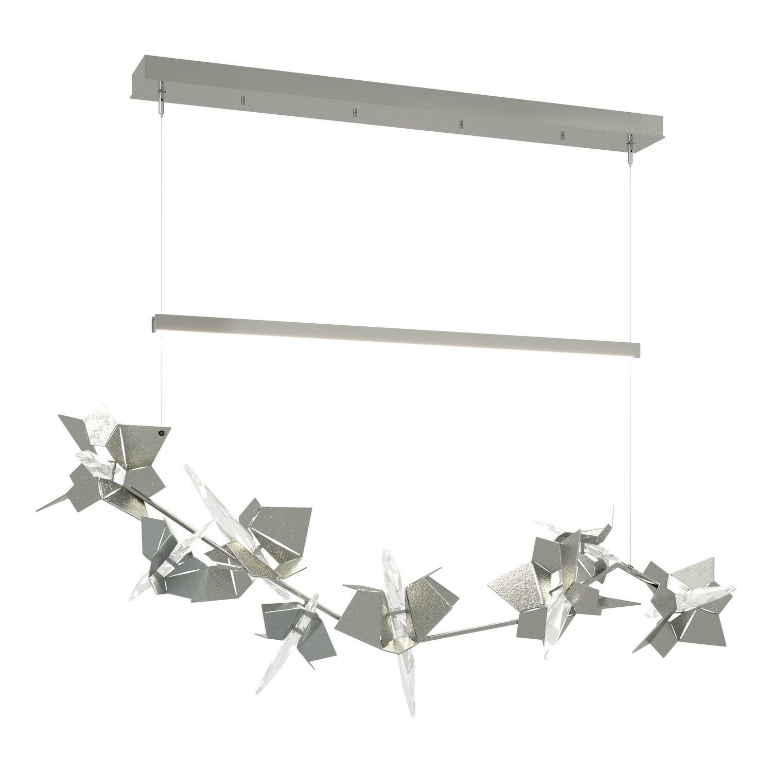 Hubbardton Forge - 139813-LED-STND-85-82-CR - LED Pendant - Belladonna - Sterling