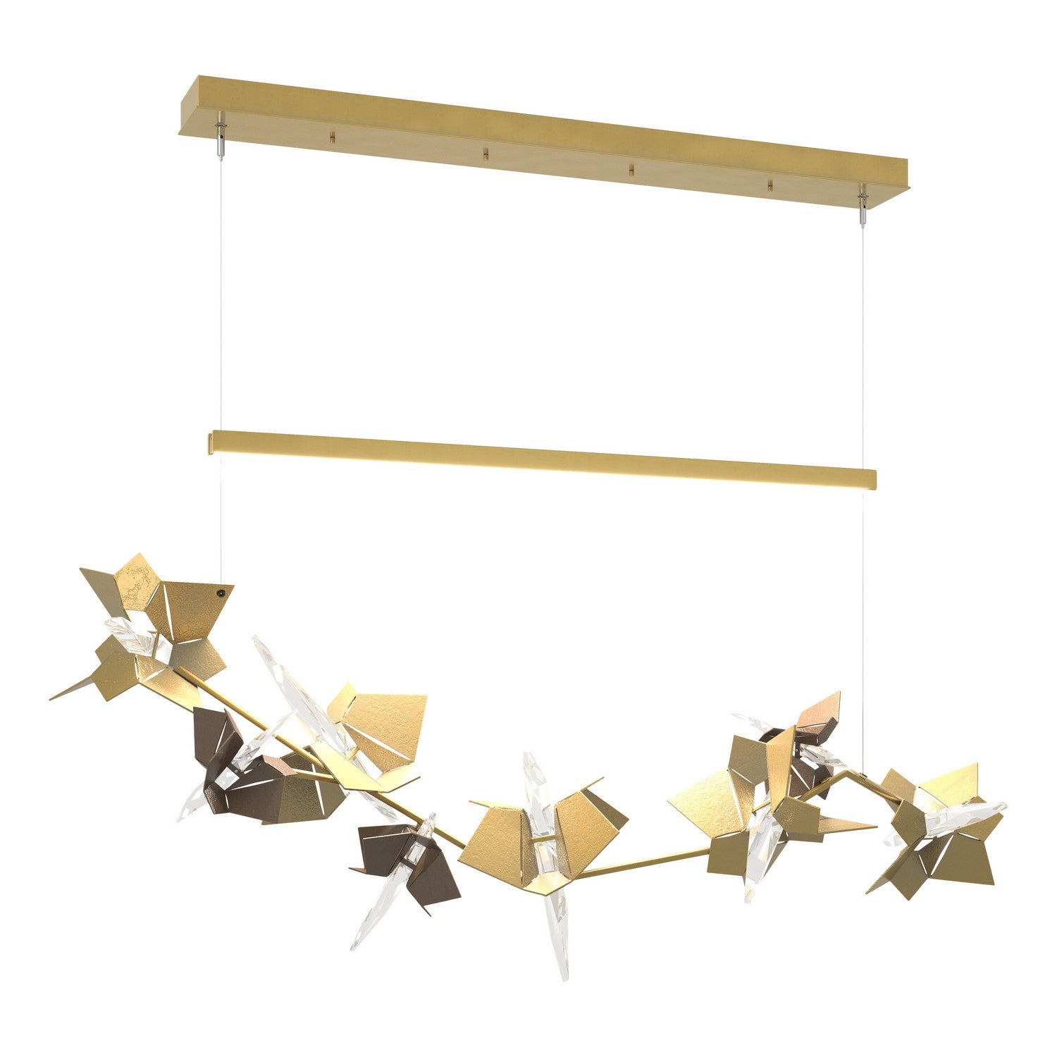 Hubbardton Forge - 139813-LED-STND-86-05-CR - LED Pendant - Belladonna - Modern Brass