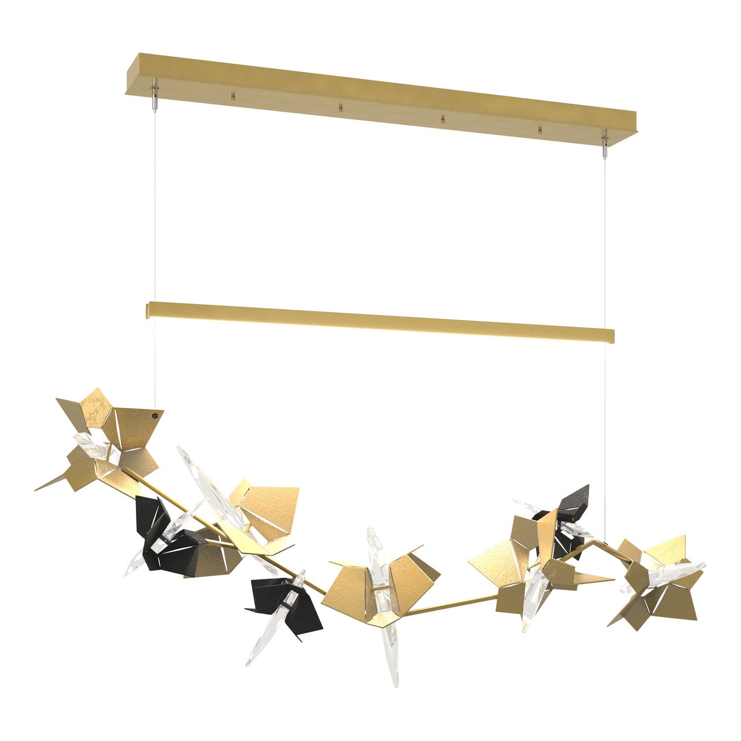 Hubbardton Forge - 139813-LED-STND-86-10-CR - LED Pendant - Belladonna - Modern Brass