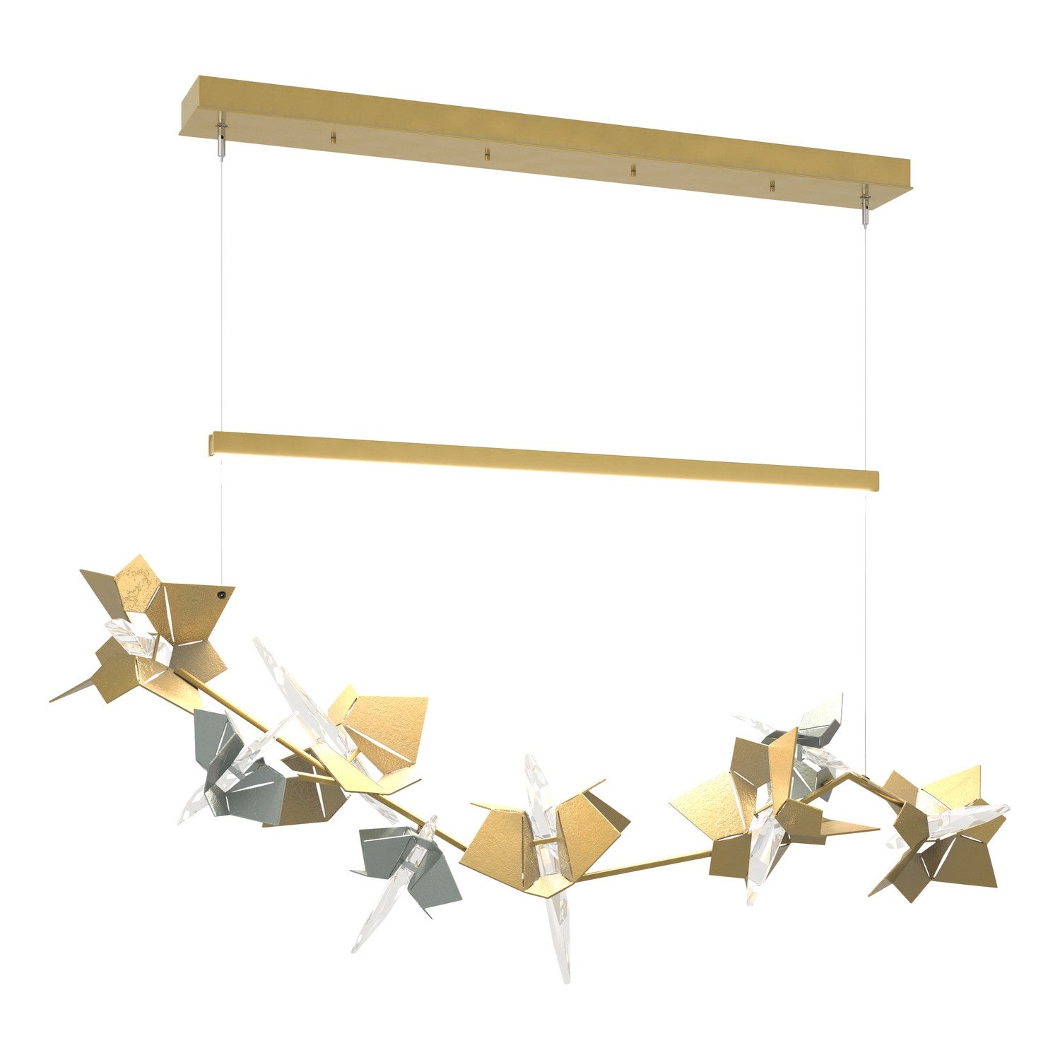 Hubbardton Forge - 139813-LED-STND-86-82-CR - LED Pendant - Belladonna - Modern Brass