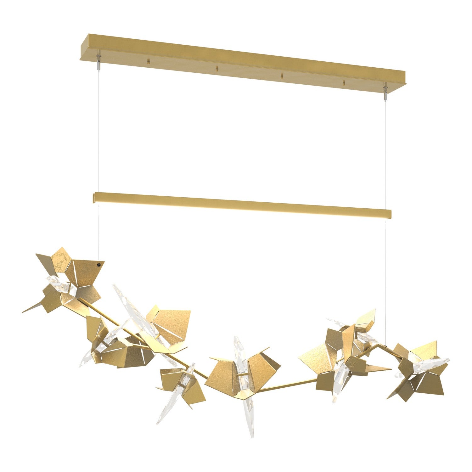 Hubbardton Forge - 139813-LED-STND-86-86-CR - LED Pendant - Belladonna - Modern Brass