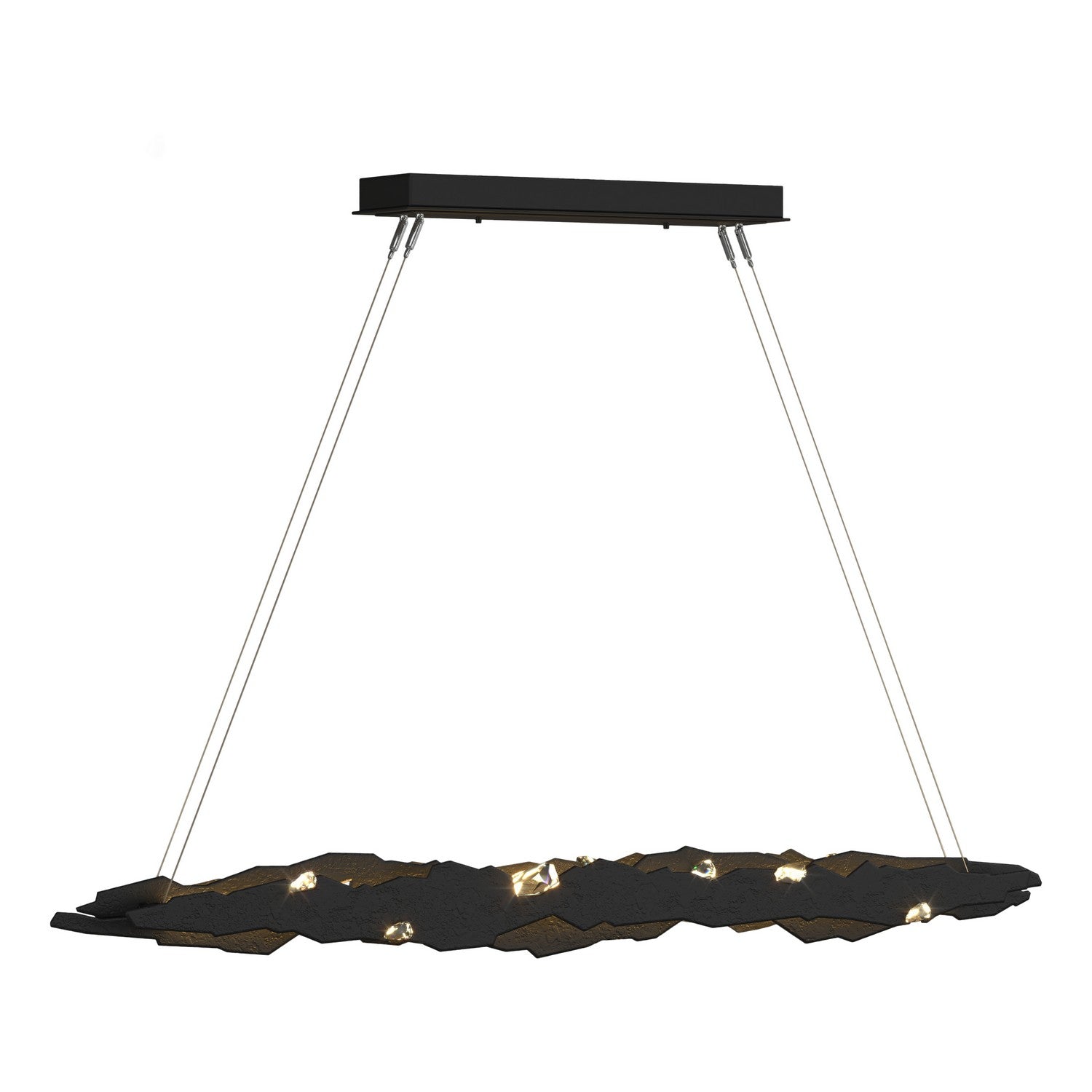 Hubbardton Forge - 139860-LED-STND-10-CR - LED Pendant - Trove - Black