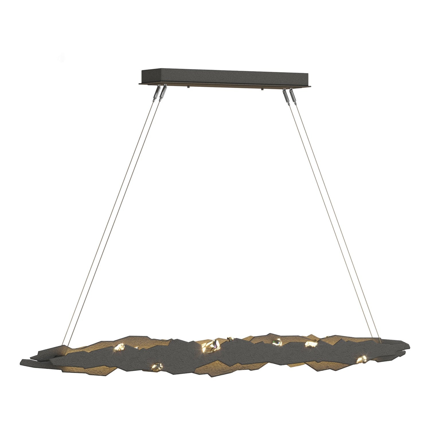 Hubbardton Forge - 139860-LED-STND-20-CR - LED Pendant - Trove - Natural Iron