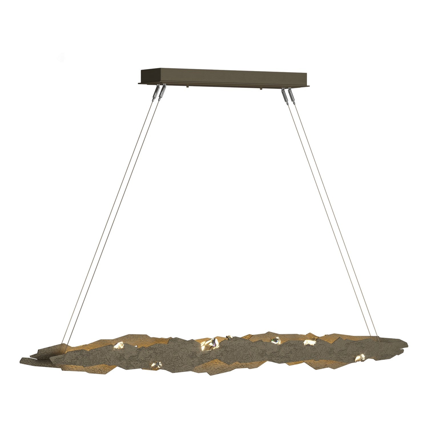Hubbardton Forge - 139860-LED-STND-84-CR - LED Pendant - Trove - Soft Gold