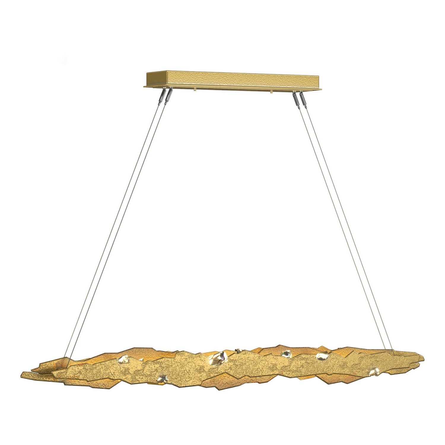 Hubbardton Forge - 139860-LED-STND-86-CR - LED Pendant - Trove - Modern Brass