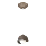 Hubbardton Forge - 161183-SKT-STND-05-20-GG0711 - One Light Mini Pendant - Brooklyn - Bronze