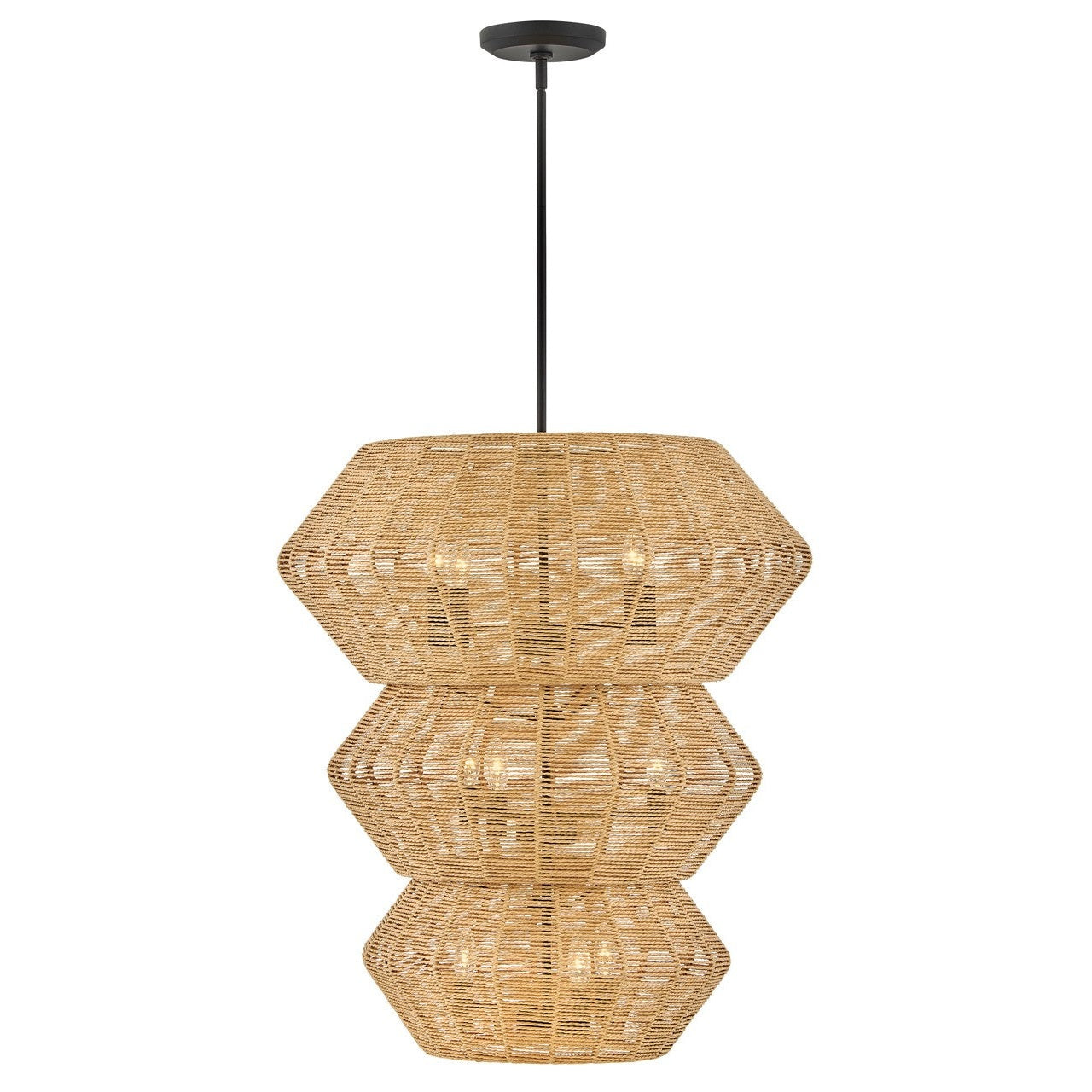 Hinkley - 40388BLK-CML - LED Chandelier - Luca - Black