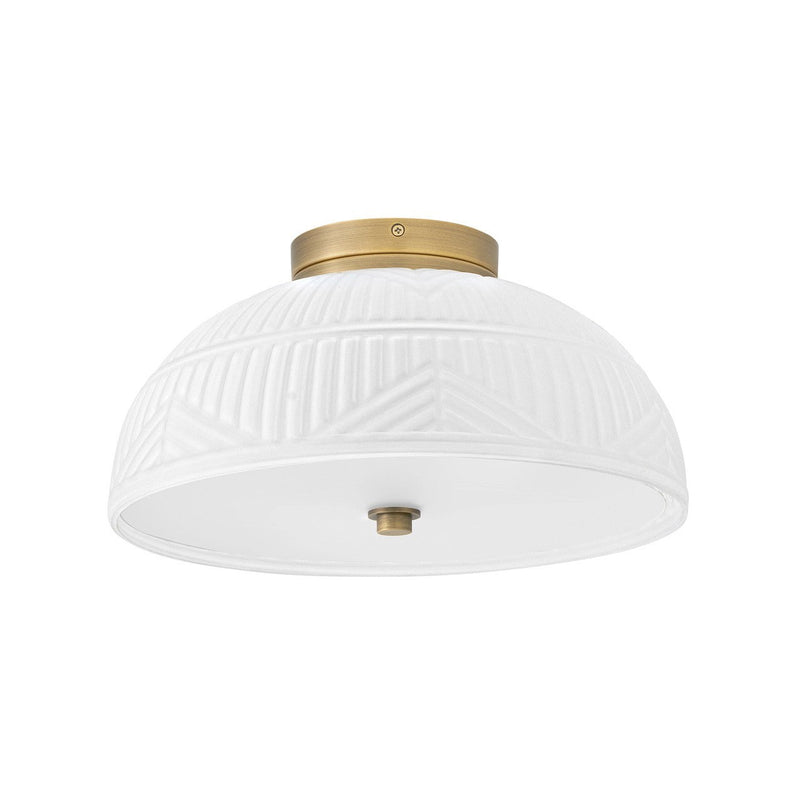 Hinkley - 57861LCB - LED Flush Mount - Devon - Lacquered Brass