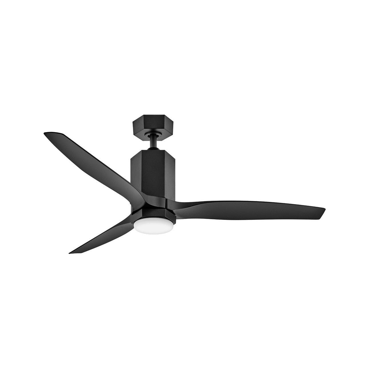Hinkley - 905852FMB-LDDK - 52" Ceiling Fan - Facet - Matte Black