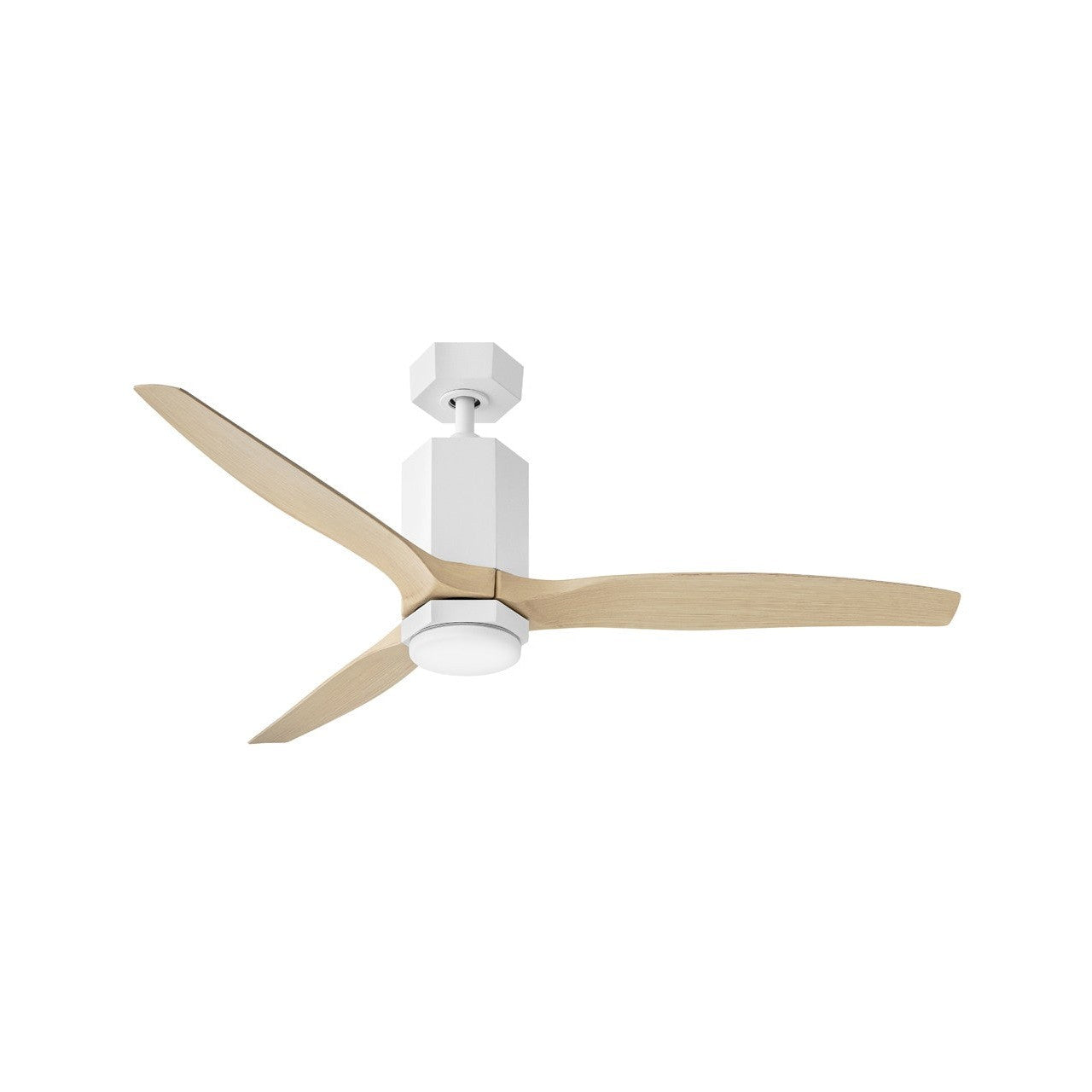 Hinkley - 905852FMW-LDDK - 52" Ceiling Fan - Facet - Matte White