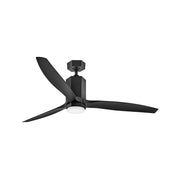 Hinkley - 905860FMB-LDDK - 60"Ceiling Fan - Facet - Matte Black
