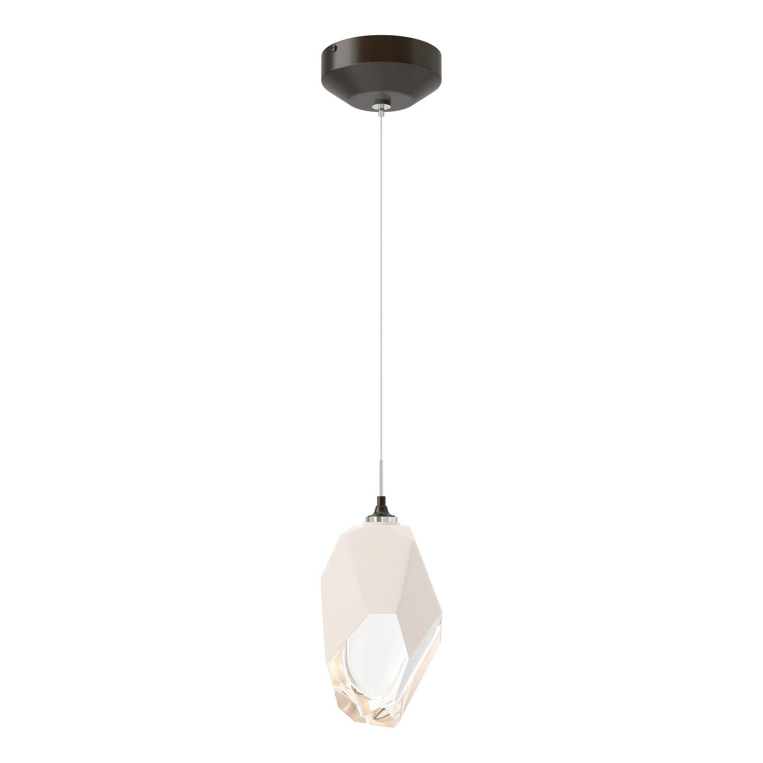 Hubbardton Forge - 161189-SKT-STND-14-WP0755 - LED Pendant - Chrysalis - Oil Rubbed Bronze