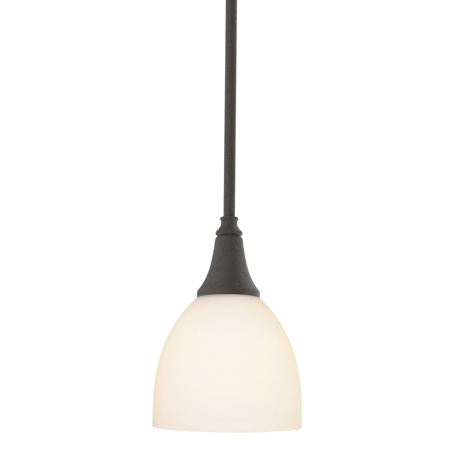 Hubbardton Forge - 182640-SKT-MULT-07-GG0001 - One Light Mini Pendant - Trumpet - Dark Smoke