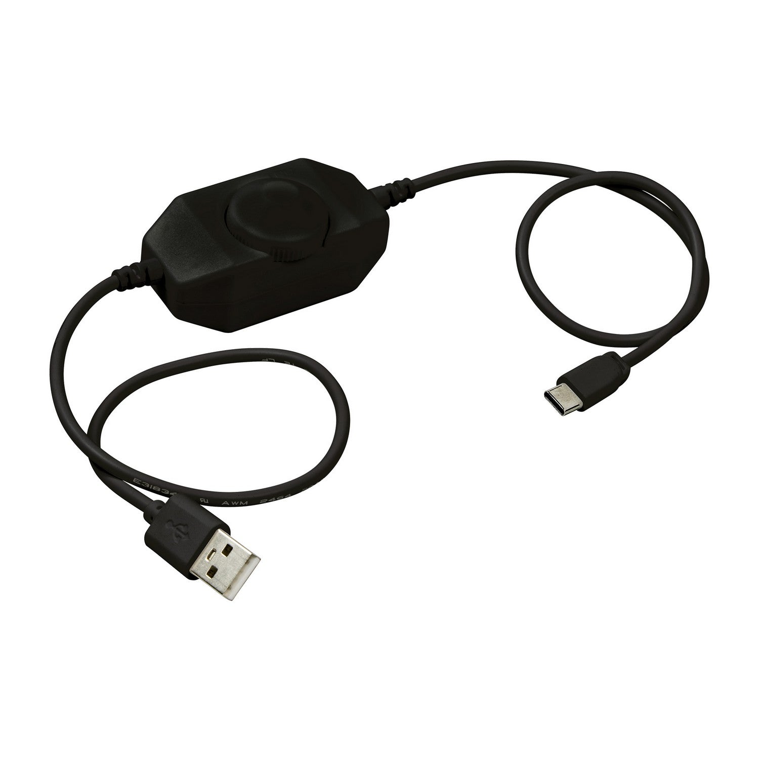 Generation Lighting - 984101S-12 - In-Line Dimmer - Disk Lighting - Black