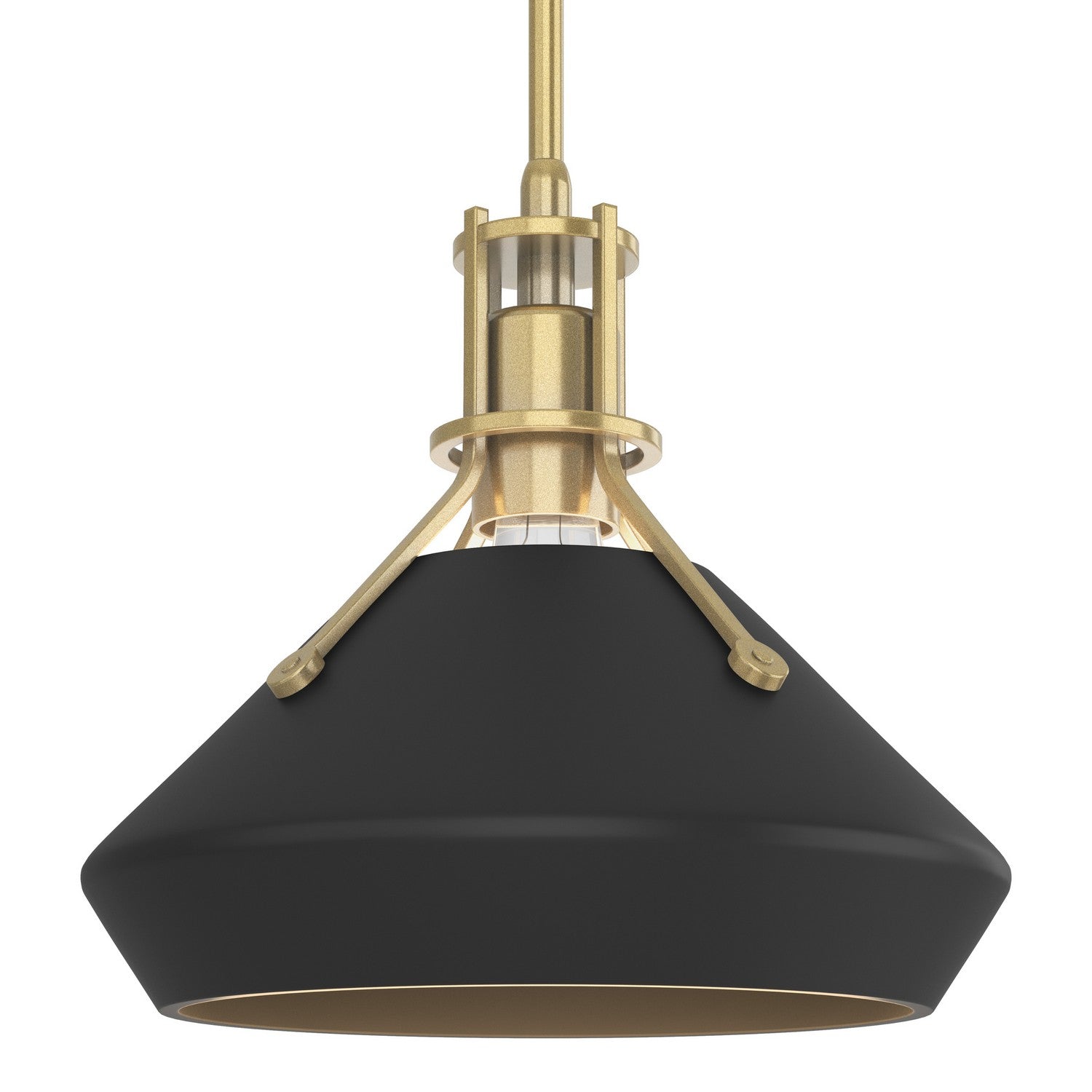 Hubbardton Forge - 184251-SKT-MULT-86-10 - One Light Mini Pendant - Henry - Modern Brass