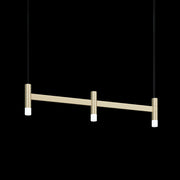 Sonneman - 1783.14 - LED Linear Pendant - Systema Staccato - Brass