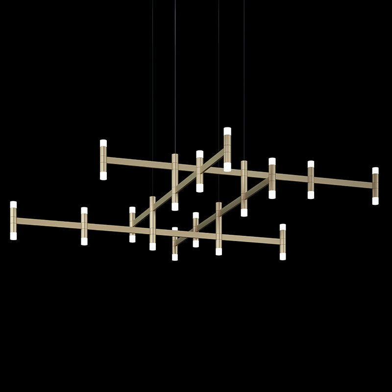 Sonneman - 1791.14 - LED Pendant - Systema Staccato - Brass